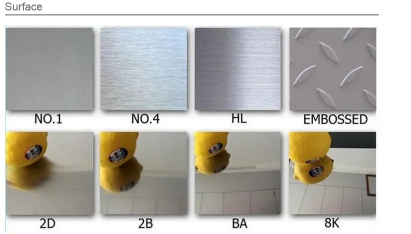 2b Ba 8K Hl ความหนาผิว 0.3-3mm Ss 201 พล็อตม้วนเย็น 201 202 ใบเหล็กไร้ขัด 2