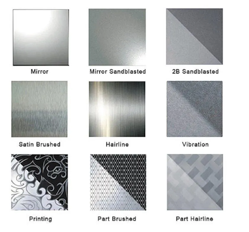 แผ่นสแตนเลสสตีลขนาด 18 เกจ เทคนิคการรีดเย็น ผิว BA ผิว 2B 1