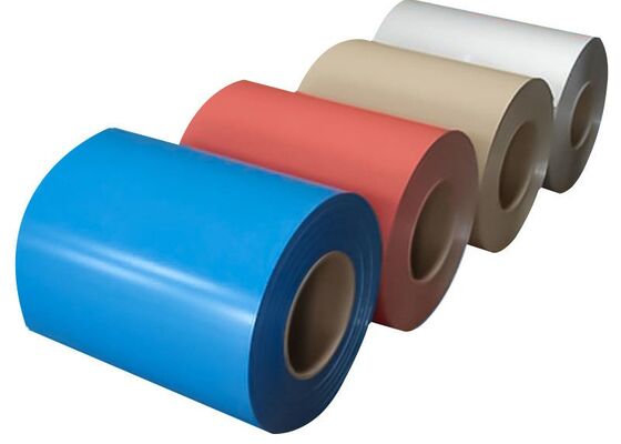 อลูมิเนียมเคลือบสีม้วนเหล็กชุบสังกะสี GB/T3880 ASTM B209 3102 1100 รถยนต์