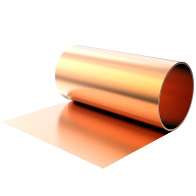 คอยล์ทองแดงบริสุทธิ์ปราศจากออกซิเจน C10100 มาตรฐาน ASTM B152 ความหนาและความกว้างตามสั่ง